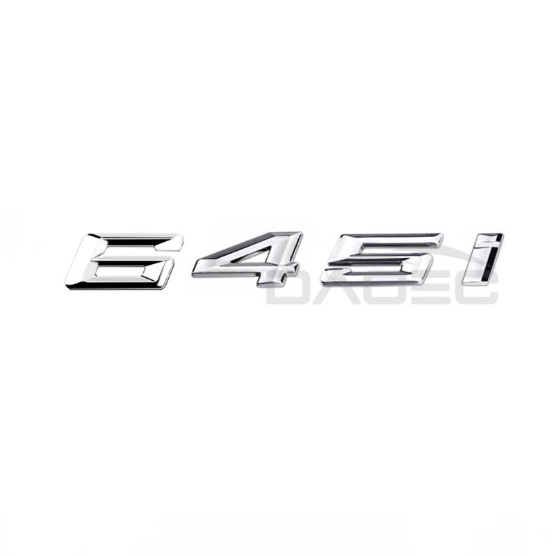 Auto 3D ABS Kofferraum Buchstaben Logo Plakette Emblem Styling Aufkleber Für BMW 6er Serie 630i 640i 645i 650i E63 E64 F06 F12 F13 G32