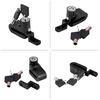 Black Motorcycle Scooter Disc Brake Wheel Lock Security Anti Theft Device W  Mount Bracket