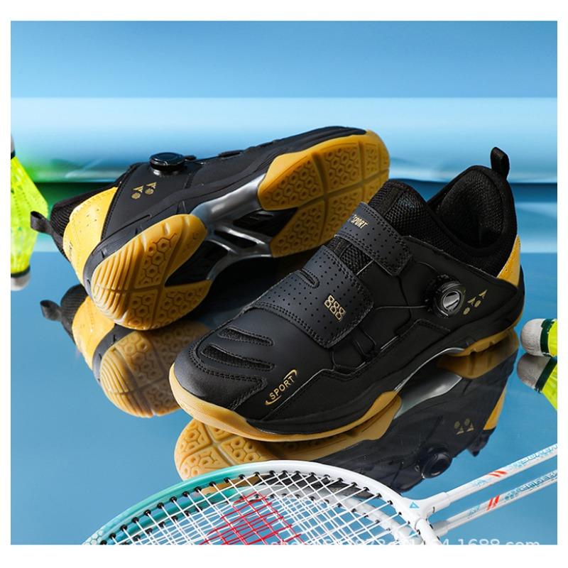

Badminton shoes 2 new professional competition shoes, light and breathable double rotating buckle high-quality sports shoes 45