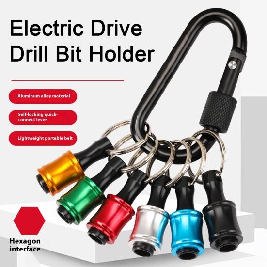 Socket Drill Bit Holder Strong Load-bearing Portable Simple Installation Universal 1/4inch Hex Shank Socket Screwdriver Drill Bit Holder