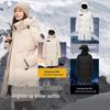 Bosideng B40142330 Mid-Length Hooded Commuter Down Jacket
