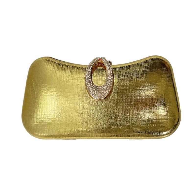 Hand-held Designer Bag, Fashionable Evening Bag, Bag with Rhinestones, Crossbody Bag with Chain Strap