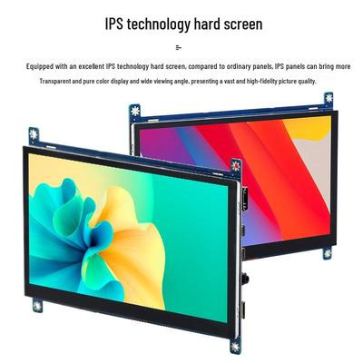 7" Raspberry Pi HDMI Sürücüsüz Kapasitif Dokunmatik Ekran - Endüstriyel Kontrol HD IPS LCD