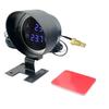 2 in 1 Round 12V 24V LED Digital Car Truck Water Temp Gauge Temperature Sensor Temperatura Motor + Voltmeter Volt Voltage Meter
