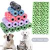 Degradable Poo Refills Scooper Home Supply Plastic 5Rolls/75Pcs Pet Dog Waste Poop Bags Pick