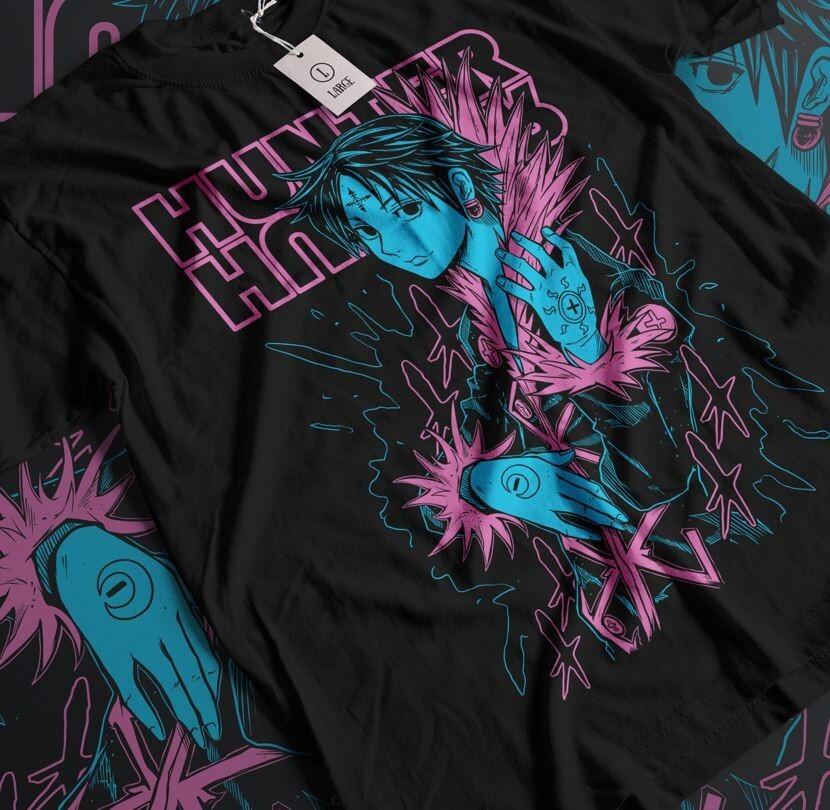 

Chrollo Lucilfer T-shirt Hunter X Hunter HXH Anime Graphic Tee All Size M