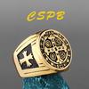 Personalized Retro Faith Cross Titanium Steel Ring