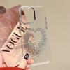 Luxury 3D Diamond Love Heart Phone Case For iPhone 17 Air 16 15 14 13 Pro Max Sparkling Rhinestone Clear Shockproof Bumper Cover