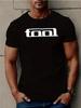 T-shirt Stampata Attrezzi da Lavoro Uomo Cotone Estiva Casual Manica Corta Moda Larga Girocollo Streetwear Magliette Oversize Top