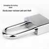 HAISTICK Square Anti-Theft Padlock with 3 Keys