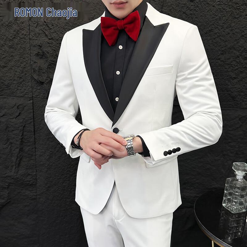 

Romon Men s Wedding Suit Set 3XL/56