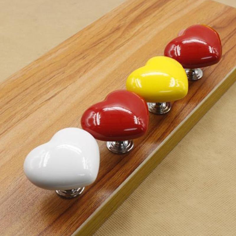 4PCS Toilet Press Button Heart Shaped Press Tank Push Buttons Creative Bathroom Accessory