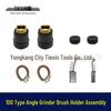 Dongcheng 100 Angle Grinder Carbon Brush Set: Holder, Cover, and Tension Spring Accessories 03422.