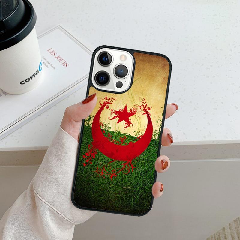 Flag of Algeria Phone Case For iPhone 17 Air 16 pro max 15 14 plus 12 13 Shell Cover coque