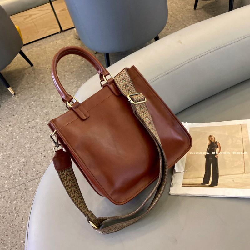Niche Design High-end Bag Women's Cowhide Square Sugar Simple Fashionable Portable Cross-body