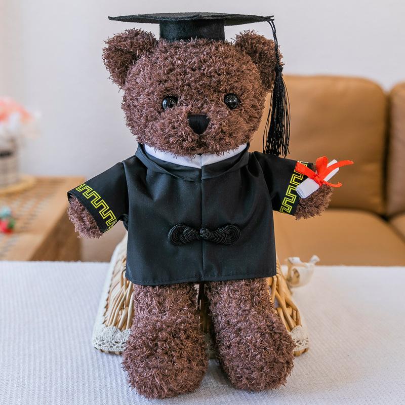 Graduation Season Dr. Bear Plush Doll Plush Toy Doll Rings Gift Grabber Doll