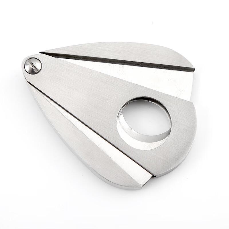 Portable Double-Edge Metal Cigar Cutter