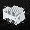 3D Printer xirbbo Heat Dissipation Block, Ender 3 V3 Silver Aluminum 3D Printer Heatsink Radiator, Hotend Replacement Parts 3D Printing Heatsink