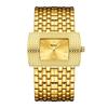YaLaLuSi Women's Quartz Water-Resistant Watch: Luxurious Gold Square Fashionable and Elegant Bracelet Watch Gift Reloj Mujer