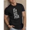 European Size You Look Funny Men'S Short Sleeve T-shirt Summer T-shirt Top
