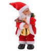 Uomo Anziano Danzante Musicale Elettrico di Natale Interessante Scuotimento dei Fianchi Bambola Uomo Anziano di Natale Decorazione Regali Zaino