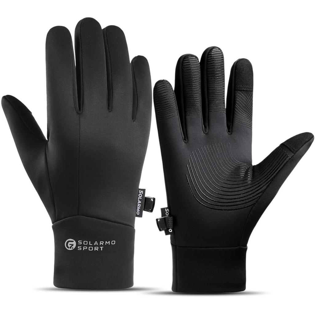 MOWO Winter Warm Fleece Smartphone Motorcycle Touchscreen Ergonomic for and Work Men's Gloves, Lining, Compatible, Non-Slip, Gloves, Compatible,