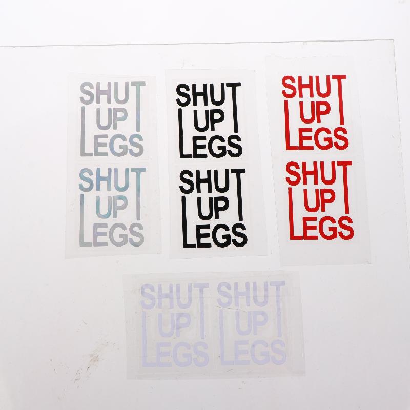 2Pcs Bicycle Frame Top Tube Stickers Shut Up Legs Bike Sticker Waterproof Vinyl Decal Decoration For Mtb Bike Accessories