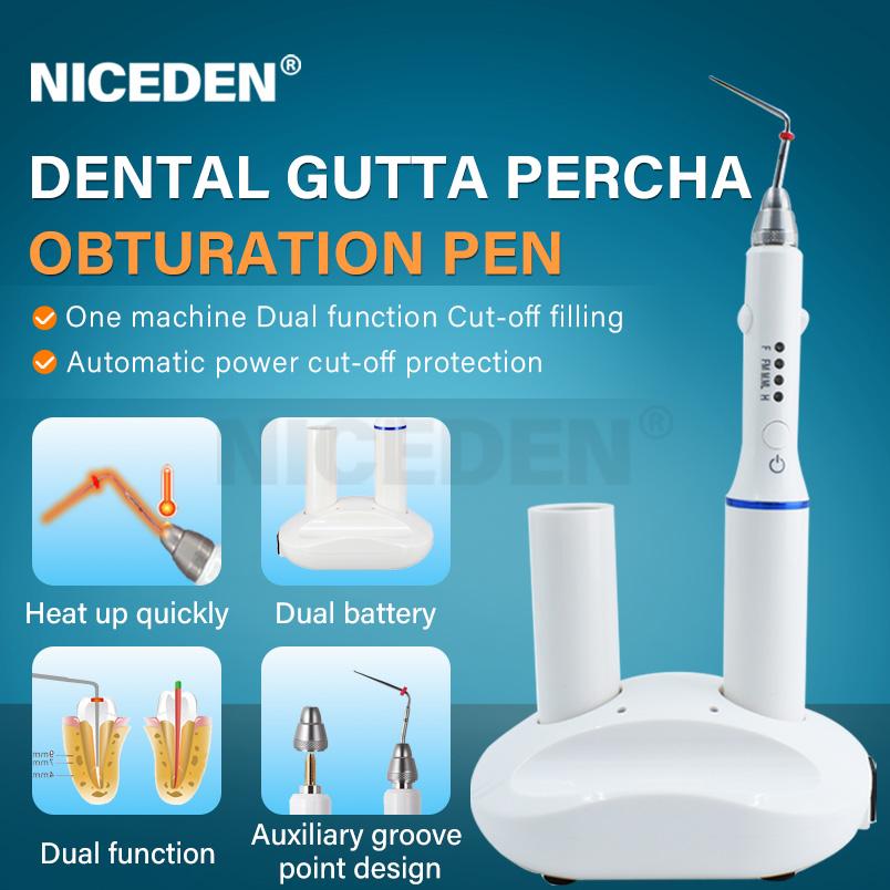 Niceden Meite Medical Dental Teether Fără Fir Sistem de Obturație Percha Pix Încălzitor Endo Cu 4 Vârfuri