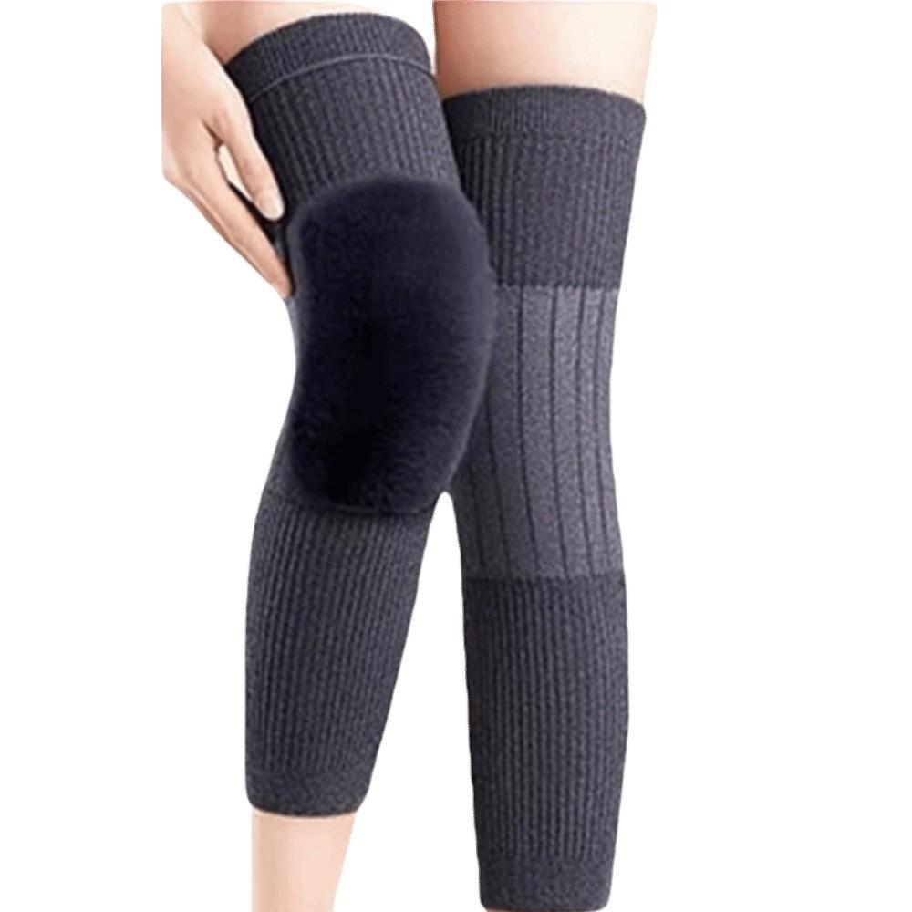 Elastic Thick Knee Protector Cold-proof Thermal Leg Warmers Winter Knee Cover Arthritis