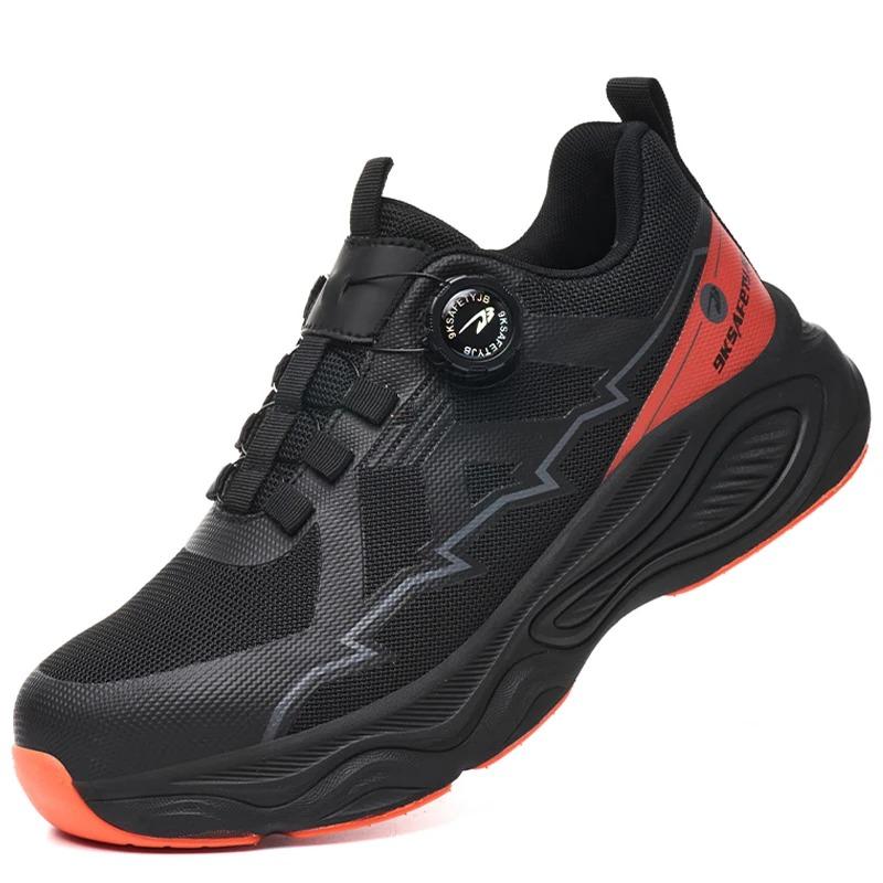 Work Shoes with Steel Toe Anti Puncture Work Safety Sneakers Work Man Safety Shoes Anti-slip Boots Indestructible Shoes for Men