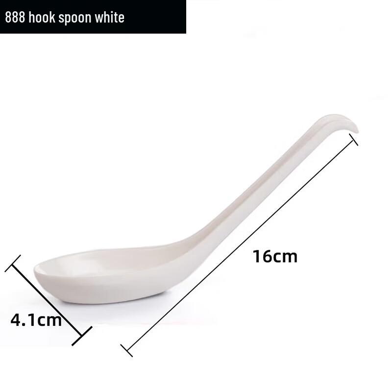 Fan Shun Commercial Melamine Ramen Spoons, 10-Pack