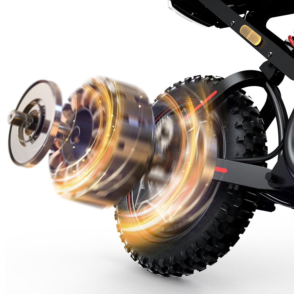 iScooter Monopattino Elettrico DX5Max con NFC Motore 2000W Batteria 52V18Ah Ruote 17'' Autonomia 70-100KM Monopattini Elettriche per Adulti