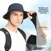 Wide brim sun hat foldable hiking fishing hat men's sun protection fisherman hat