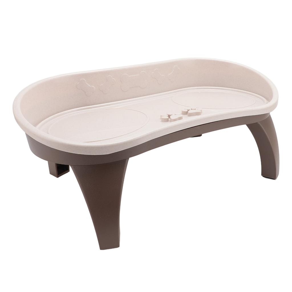 Elevated Pet Feeding Tray Neck Spine Protection Antislip Easy To Assemble Raised Dog Bowl Stand for Pets