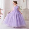 Children's Princess Dress for Piano and Wedding Performances - Puffy Flower Girl Gown