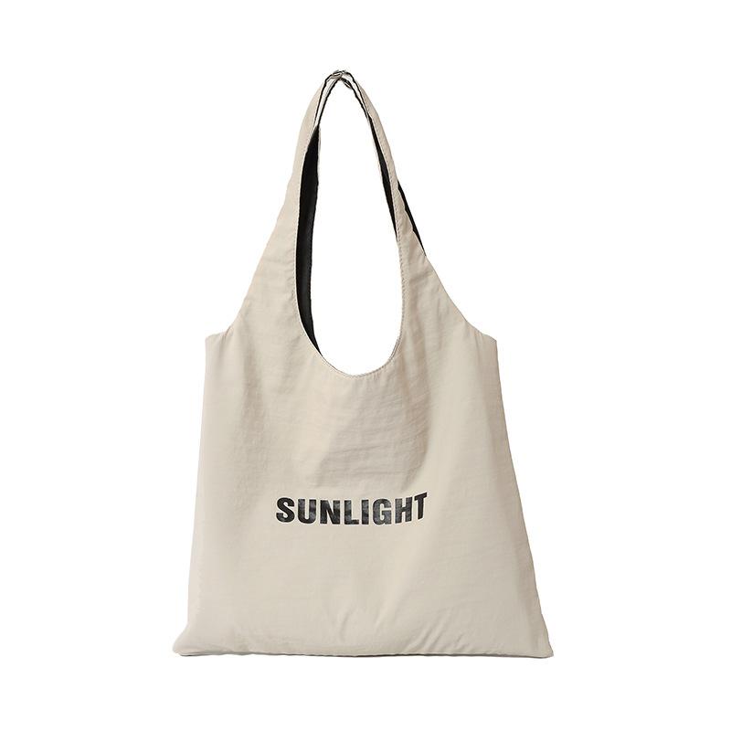 2025 new letter large-capacity shopping bag lazy simple casual cloth bag small fresh shoulder bag underarm bag
