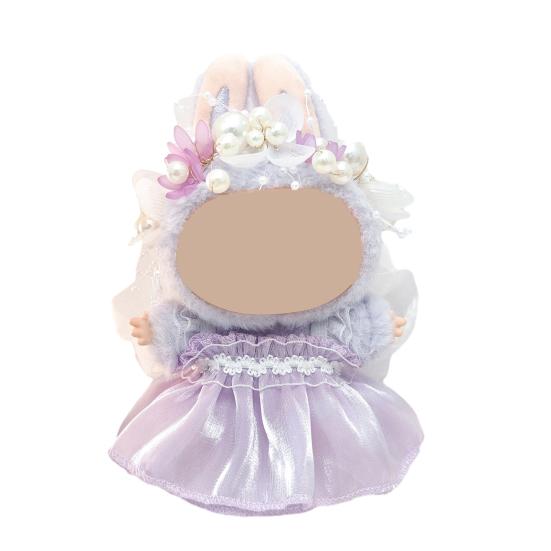 

Комплект детской одежды со шляпами, аксессуарами для волос, из мягкой ткани, кукольная свадебная одежда B