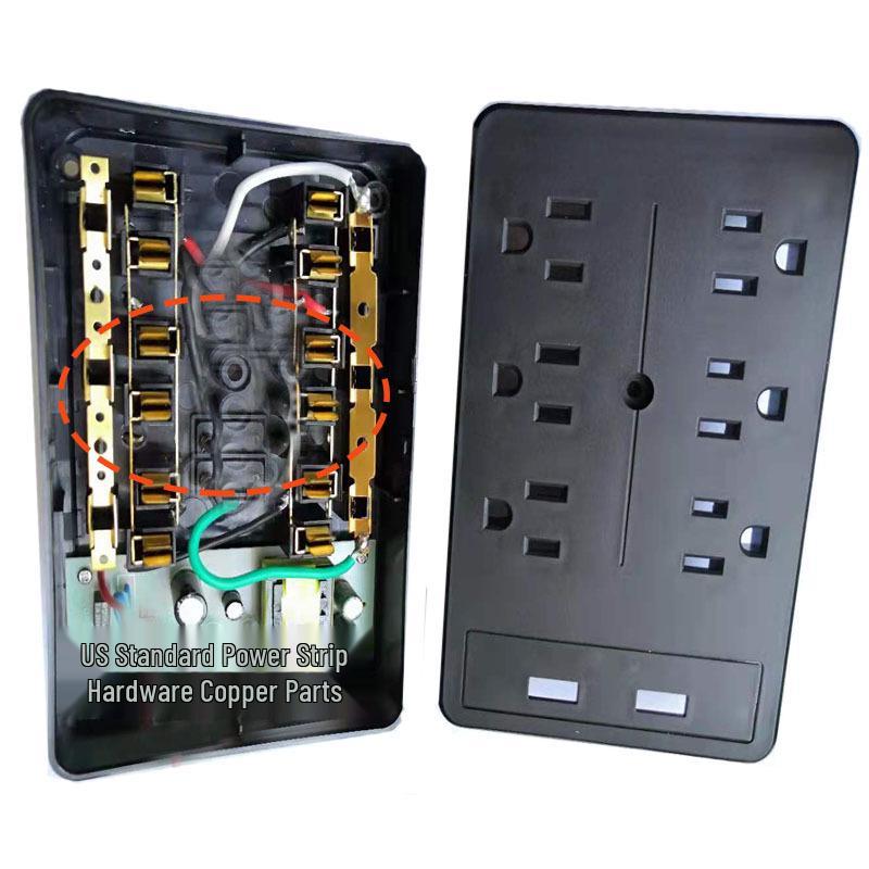 Smart Home Copper Socket Components: Power Strip Spring, Stamped Copper Strip, Hardware Parts