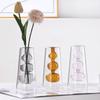 Nordic Style Colored Glass Vase Creative Aromatherapy Diffuser Bottle  Restaurant Centerpiece