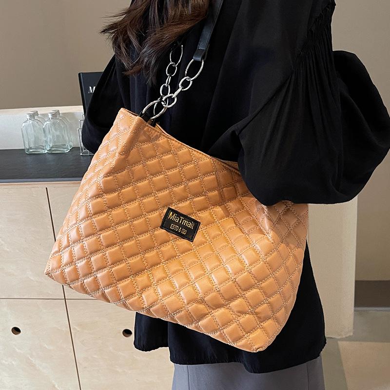 Väska med stor kapacitet Dammode Pendlarväska Damgymnasieelev Klass Axelhandväska