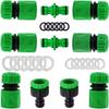 Ensemble raccords d'arrosage rapides 1/2" – 6x raccords + 2 double connecteurs + 2 nez de robinet