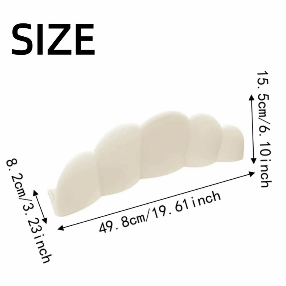 Reusable Sink Water Retainer Soft Silicone Waterproof Baffle Household Suction Cup Base Water Blocking Board Washing Basin