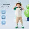 MQDMINI Boys' Cartoon Dinosaur Casual Shorts