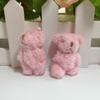 10Pcs 4.5Cm Soft Mini Joint Rabbit Plush Doll Toys Teddy Bears Animal Stuffed Plush Pendant Keychain Girl Diy Ornaments Gifts
