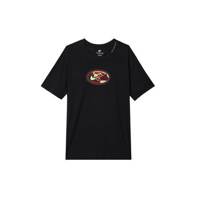 Crew Neck Pullover With Brand Logo And Colorful Print T-Shirt Men Tops Black DJ1375-010