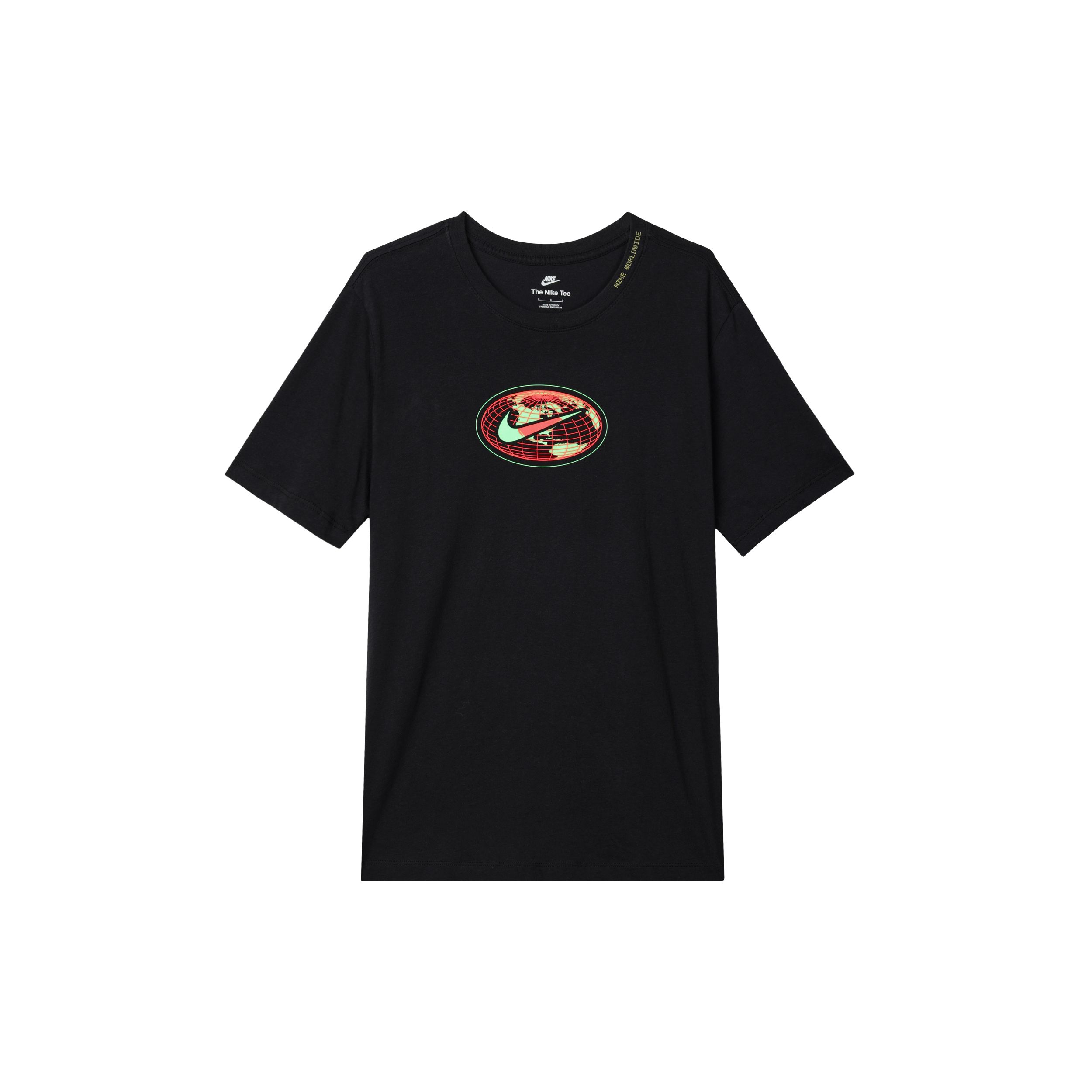 

Мужской пуловер с круглым вырезом Nike и футболкой с ярким принтом, черный DJ1375-010 L