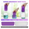 1/4Pcs Mop Pad Efficient Performance Wet/Dry Cleaning Trawl Pads Pet