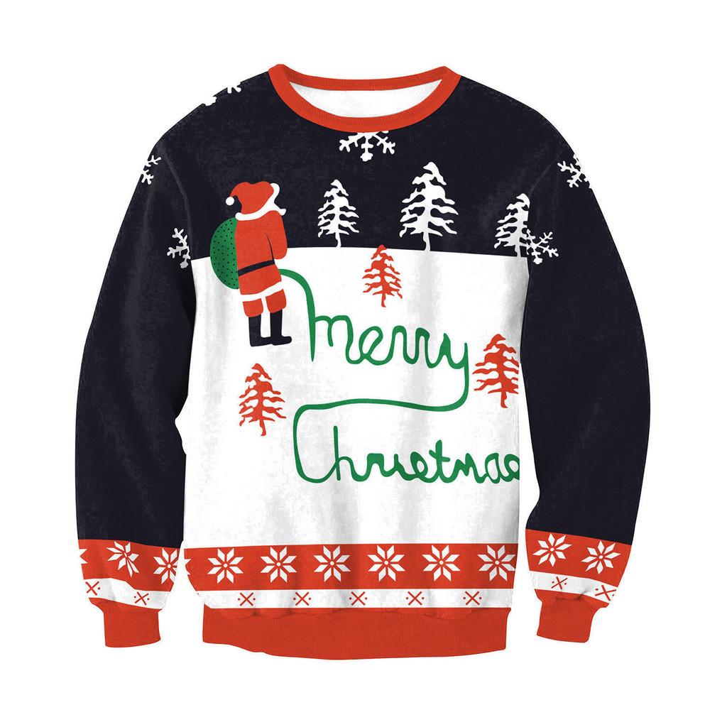 Classic Mens Christmas 3d Printed Hoodie With Polyester Fabric For Holiday Celebrations