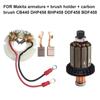 For Armature Brush Holder & Carbon Brushes CB440 DHP458 BHP458 BDF458