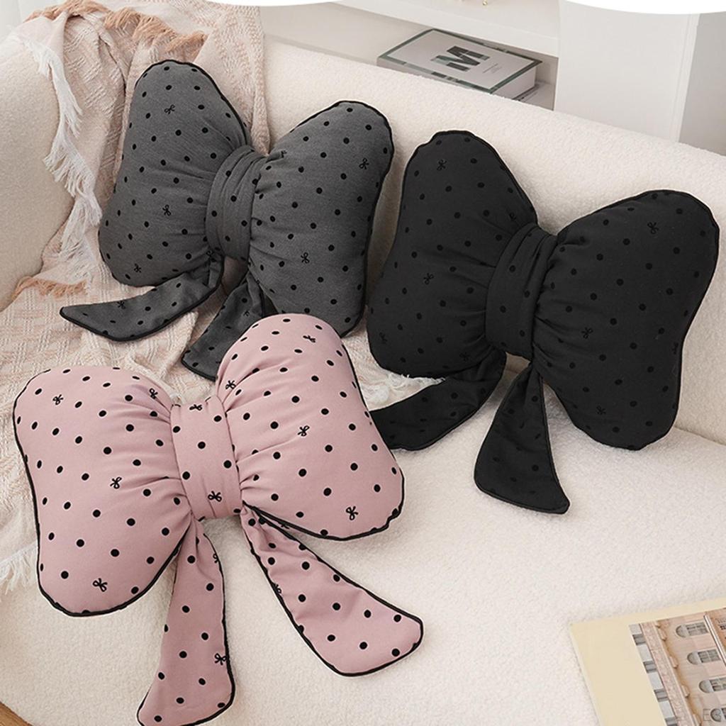 Bow Accent Pillow for Home And Office, Back Support Cushion Sofa Bed